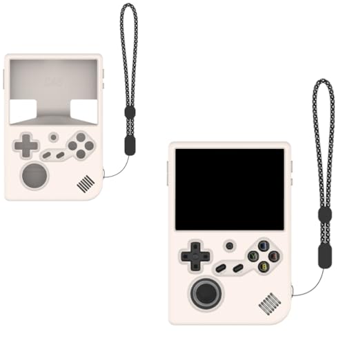 BeisDirect Silikon-Schutzhülle für ANBERNIC RG40XXV Handheld-Spielkonsole, weiche Hülle, Schutzhülle, Fallschutz, Silikonhülle mit Umhängeband, Weiß BeisDirect Silikon-Schutzhülle für ANBERNIC RG40XXV Handheld-Spielkonsole, weiche Hülle, Schutzhülle, Fallschutz, Silikonhülle mit Umhängeband, Weiß von BeisDirect