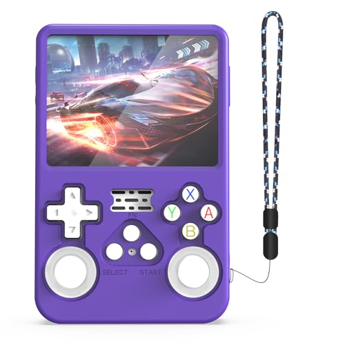 BeisDirect Silikon-Schutzhülle für R36S Handheld-Spielkonsole, Vollverpackung, Retro-Spielkonsole, Silikonhülle, kratzfest, sturzsicher, Staubschutz mit Umhängeband, Violett BeisDirect Silikon-Schutzhülle für R36S Handheld-Spielkonsole, Vollverpackung, Retro-Spielkonsole, Silikonhülle, kratzfest, sturzsicher, Staubschutz mit Umhängeband, Violett von BeisDirect