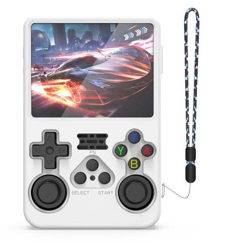 BeisDirect Silikon-Schutzhülle für R36S Handheld-Spielkonsole, Vollverpackung, Retro-Spielkonsole, Silikonhülle, kratzfest, sturzsicher, Staubschutz mit Umhängeband, Weiß BeisDirect Silikon-Schutzhülle für R36S Handheld-Spielkonsole, Vollverpackung, Retro-Spielkonsole, Silikonhülle, kratzfest, sturzsicher, Staubschutz mit Umhängeband, Weiß von BeisDirect
