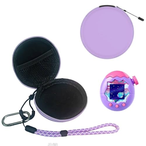 BeisDirect Tragetasche für Tamagotchi Paradise, tragbare Aufbewahrungstasche aus hartem Polyurethan, staubdicht und stoßfest, Reise-Schutzhülle, Organizer mit Handschlaufe, nur Hülle, Violett BeisDirect Tragetasche für Tamagotchi Paradise, tragbare Aufbewahrungstasche aus hartem Polyurethan, staubdicht und stoßfest, Reise-Schutzhülle, Organizer mit Handschlaufe, nur Hülle, Violett von BeisDirect