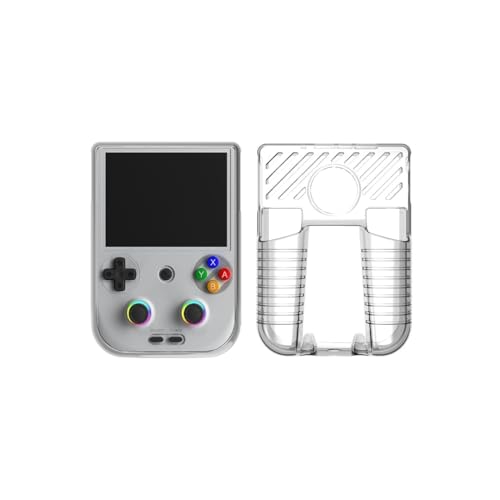 BeisDirect Transparente Schutzhülle für Anbernic RG 406V Spielekonsole, TPU-Schutz Schutzhülle Tropfschutz weiche Haut Hülle für RG 406V Zubehör (durchscheinend) von BeisDirect