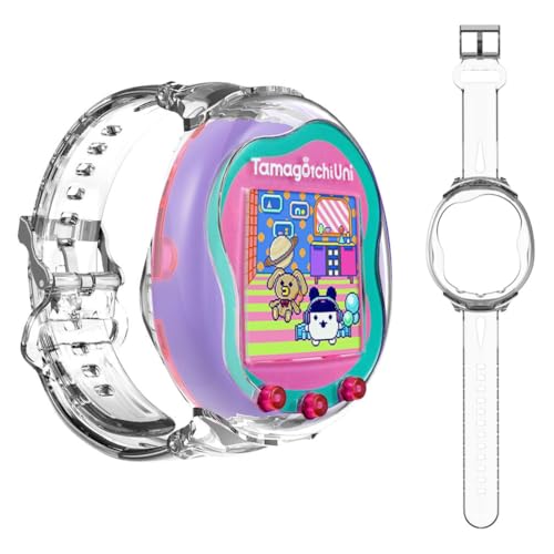 BeisDirect Silikon-Uhrenarmband für Tamagotchi Uni (2023), Armband für virtuelle Haustiermaschine, TPU-Schutzhülle, Tamagotchi Uni, Uhrenarmband für Kinder, Teenager von BeisDirect