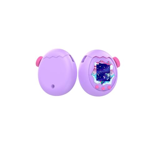 Silikonhülle Kompatibel mit Tamagotchi Paradise Elektronisches Haustier, Weiche Haut Rutschfeste Silikon Shell Case Schutzhülle für Tamagotchi Paradise Game Machine Zubehör (Lila) von BeisDirect