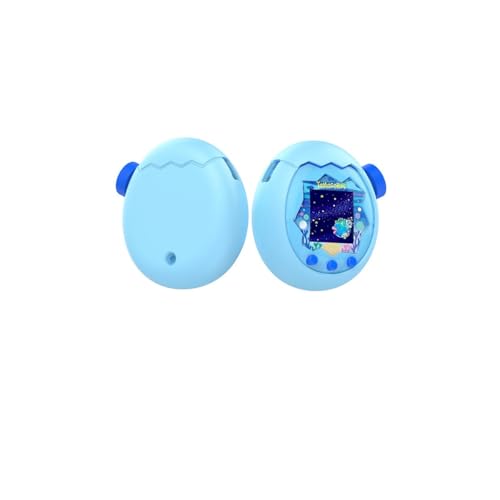 Silikonhülle Kompatibel mit Tamagotchi Paradise Elektronisches Haustier, Weiche Haut Rutschfeste Silikonschale Case Schutzhülle für Tamagotchi Paradise Game Machine Zubehör (Blau) von BeisDirect