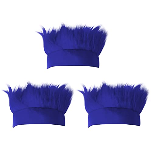 Beistle 3 Stück Blaue Haarreif Hüte Troll Haar Kostüm Zubehör für Halloween, Schule Spirit Kopfbedeckung, Einheitsgröße von Beistle