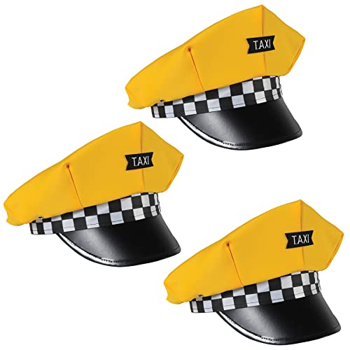 Beistle 3 Stück Neuheit Taxi Fahrer Hüte für Halloween Kostüm Zubehör New York City Party Supplies Beistle 3 Stück Neuheit Taxi Fahrer Hüte für Halloween Kostüm Zubehör New York City Party Supplies von Beistle