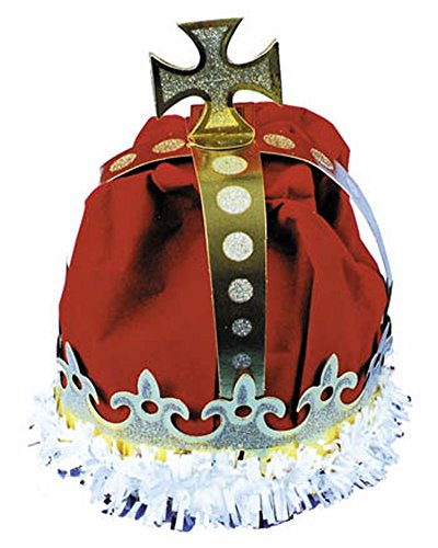 Costume Paper Kings Crown, Red Costume Paper Kings Crown, Red von Beistle
