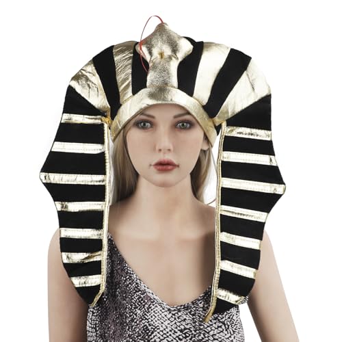 Beisto Halloween Ägypten Pharaonischer Hut für Frauen Gold Pharaonischer Hut Ägypten Kopfbedeckung Ägypten Kostüm Halloween Cosplay Pharao Motto Maskerade Party Kostüm Zubehör Foto Requisite für Beisto Halloween Ägypten Pharaonischer Hut für Frauen Gold Pharaonischer Hut Ägypten Kopfbedeckung Ägypten Kostüm Halloween Cosplay Pharao Motto Maskerade Party Kostüm Zubehör Foto Requisite für von Beisto