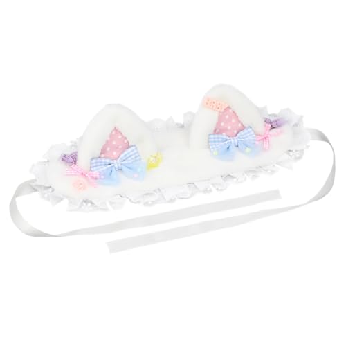 Beisto Lolita-Kopfschmuck für Damen, Kätzchen, Kopfbedeckung mit Clips, niedliche Kopfbedeckung, Halloween, Cosplay, Kostüm, Rosa und Weiß Beisto Lolita-Kopfschmuck für Damen, Kätzchen, Kopfbedeckung mit Clips, niedliche Kopfbedeckung, Halloween, Cosplay, Kostüm, Rosa und Weiß von Beisto