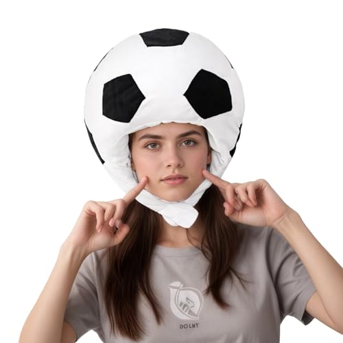 Plüschhut für Erwachsene, Badminton, Basketball, Rugby, Fußball, lustige Kopfbedeckung, Party, Kopfbedeckung, Halloween, Foto-Requisiten, Mehrfarbig, Einheitsgröße Plüschhut für Erwachsene, Badminton, Basketball, Rugby, Fußball, lustige Kopfbedeckung, Party, Kopfbedeckung, Halloween, Foto-Requisiten, Mehrfarbig, Einheitsgröße von Beisto