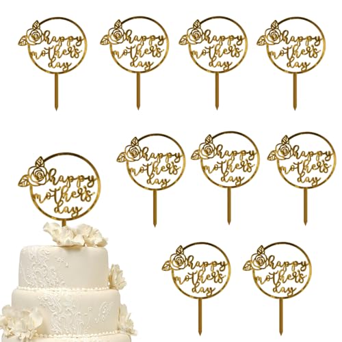 Bejotaa 10 Stück "Happy Mother's Day" Cupcake-Topper Herz Blume Gold Glitzer Mutter Beste Mutter Thema Picks Happy Mother's Day Motto Party Kuchen Dekorationen Supplies Bejotaa 10 Stück "Happy Mother's Day" Cupcake-Topper Herz Blume Gold Glitzer Mutter Beste Mutter Thema Picks Happy Mother's Day Motto Party Kuchen Dekorationen Supplies von Bejotaa