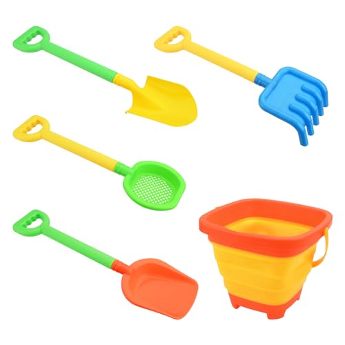 Bekecidi Dun Strandfass- und Schaufelset - 5-teiliges Set, faltbares, farbenfrohes Sandspielzeug für Kinder, das Sich sehr gut für Strandpartys und Schneespiele eignet Bekecidi Dun Strandfass- und Schaufelset - 5-teiliges Set, faltbares, farbenfrohes Sandspielzeug für Kinder, das Sich sehr gut für Strandpartys und Schneespiele eignet von Bekecidi