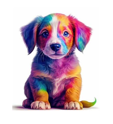 Puzzle aus Holz, Fantastische Tiere, 200 Teile, Welpen, Puzzle, Erwachsene, Kinder, 28,5 x 34,4 x 0,4 cm von Bel'igi