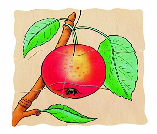 Beleduc 17039 - Lagen - Puzzle Apfel von Hape