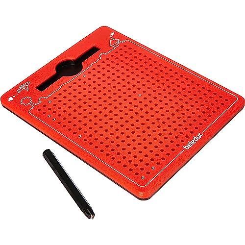 Beleduc 21091 - Das magische Magnetspiel, magnetische Zeichentafel, zum Mitnehmen, rot, klein 175 x 215 x 12 mm, Spiele, ab 3 Jahre Beleduc 21091 - Das magische Magnetspiel, magnetische Zeichentafel, zum Mitnehmen, rot, klein 175 x 215 x 12 mm, Spiele, ab 3 Jahre von Beleduc