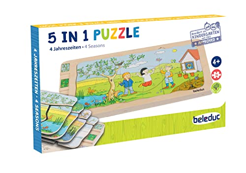 Beleduc Arts & Crafts 17150 Beleduc Lagen 4 Jahreszeiten-Puzzle Legespiel von Beleduc