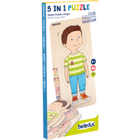 BELEDUC 17170 Lagen-Puzzle "Dein Körper" Junge von Beleduc