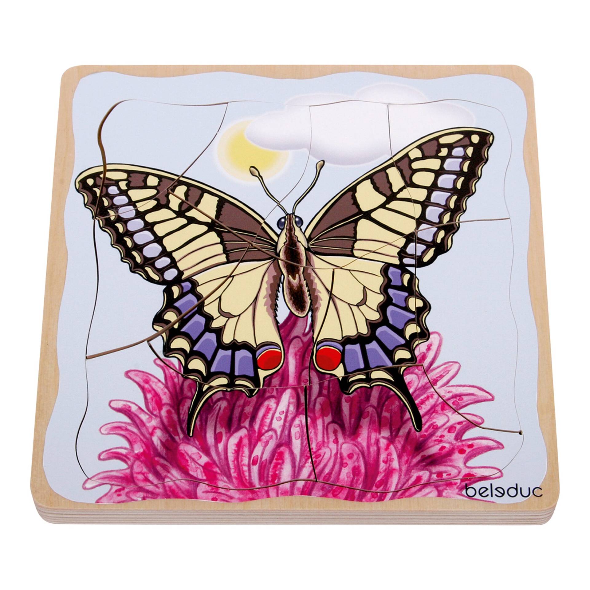 Beleduc Lagen-Puzzle Schmetterling Beleduc Lagen-Puzzle Schmetterling von Beleduc