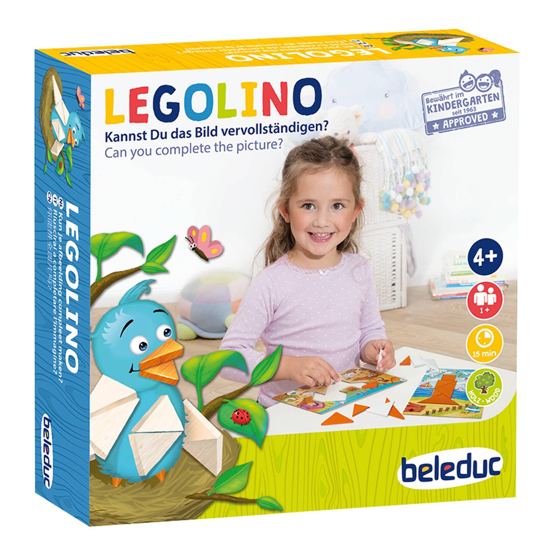 Beleduc Legepuzzle Spiel Legolino von Beleduc