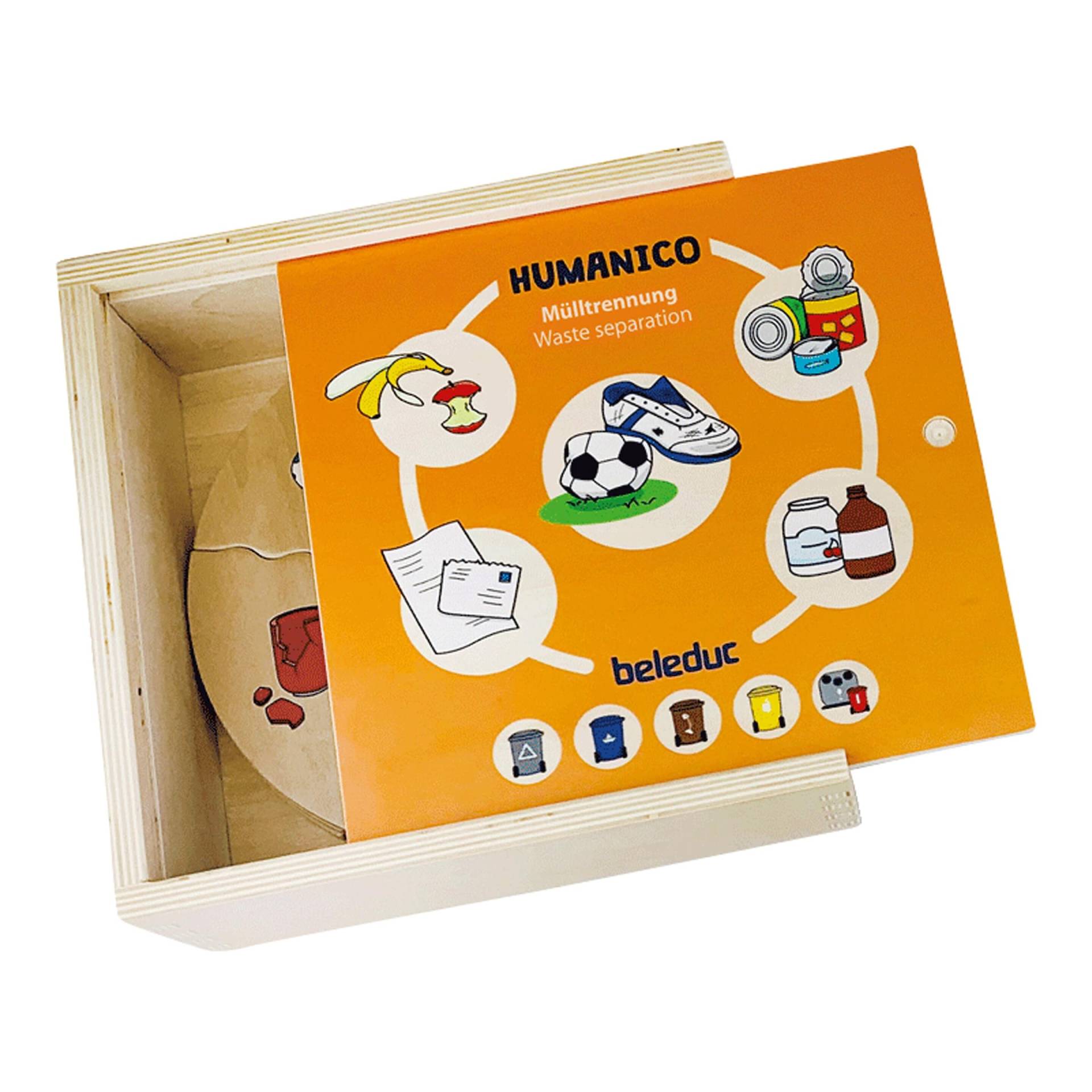 Beleduc Puzzle Humanico Mülltrennung von Beleduc