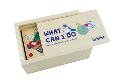 Beleduc - What can I do - Legespiel | Kinderspiel/Puzzle inkl. praktischer Holzbox, ab 4 Jahren von Beleduc