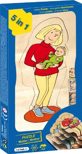Hape Lagen-Puzzle "Mutter" 17024 von Beleduc