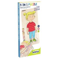 Lagen-Puzzle "Dein Körper" Mädchen / 29 Teile von Beleduc