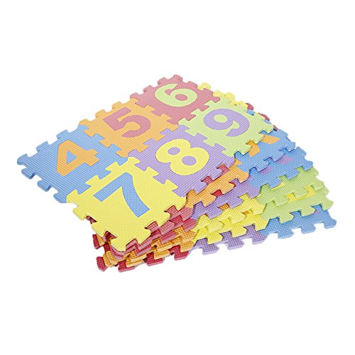 Spielmatte aus Schaumstoff für Kinder, 36 Stück, Eva Interlock mit Buchstaben und Zahlen für Geschenke, Lernspielzeug, das die Logik fördert von Belfoyer