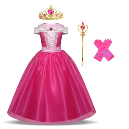 Belle & Moana Mädchen Prinzessin Aurora Kostüm Kinder Dornröschen Kostüm Kleider mit Zubehör für Geburtstag Party Weihnachten Halloween Karneval Cosplay 7-8 Jahre Belle & Moana Mädchen Prinzessin Aurora Kostüm Kinder Dornröschen Kostüm Kleider mit Zubehör für Geburtstag Party Weihnachten Halloween Karneval Cosplay 7-8 Jahre von Belle & Moana