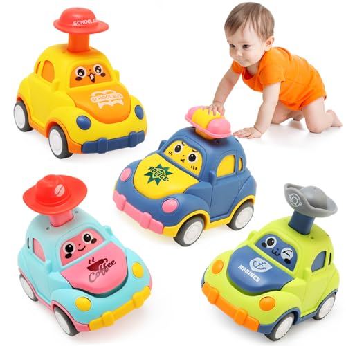 BelleStyle Auto Spielzeug ab 1 Jahr, 4 Stück Press and Go Spielzeugautos für Kleinkinder ab 1 2 3 Jahr, Baby Auto Rennwagen Kinderspielzeug Geschenk für Kinder Jungen Mädchen 12 18 Monaten BelleStyle Auto Spielzeug ab 1 Jahr, 4 Stück Press and Go Spielzeugautos für Kleinkinder ab 1 2 3 Jahr, Baby Auto Rennwagen Kinderspielzeug Geschenk für Kinder Jungen Mädchen 12 18 Monaten von BelleStyle