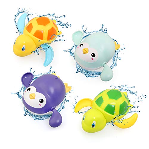 BelleStyle Baby Badespielzeug, Badewannenspielzeug für Baby Kinder Ab 1 2 3 4 Jahr, Wasserspielzeug Uhrwerk Schwimmende Aufzieh Schwimmbad Badewanne Bad Spielzeug für Kleinkinder Jungen Mädchen BelleStyle Baby Badespielzeug, Badewannenspielzeug für Baby Kinder Ab 1 2 3 4 Jahr, Wasserspielzeug Uhrwerk Schwimmende Aufzieh Schwimmbad Badewanne Bad Spielzeug für Kleinkinder Jungen Mädchen von BelleStyle