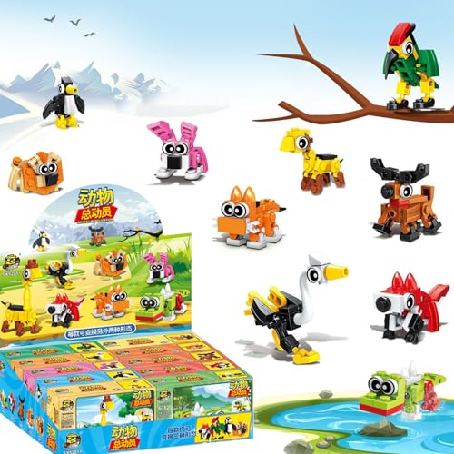 BelleVive 10er-Pack Partygeschenke für Kinder, Bausteinset mit Mini-Tieren, Geschenktütenfüllungen, kleine Spielzeuge als Preise, Partygeschenke zum Geburtstag, für Jungen und Mädchen BelleVive 10er-Pack Partygeschenke für Kinder, Bausteinset mit Mini-Tieren, Geschenktütenfüllungen, kleine Spielzeuge als Preise, Partygeschenke zum Geburtstag, für Jungen und Mädchen von BelleVive