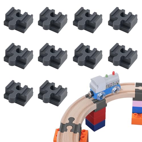 BelleVive 10er Packungen Gleisverbinder, Verbinder kompatibler Adapter verbindet beide Systeme miteinander, Schienenverbinder Gleisverbinder universell passend, Adapter für Eisenbahnen BelleVive 10er Packungen Gleisverbinder, Verbinder kompatibler Adapter verbindet beide Systeme miteinander, Schienenverbinder Gleisverbinder universell passend, Adapter für Eisenbahnen von BelleVive