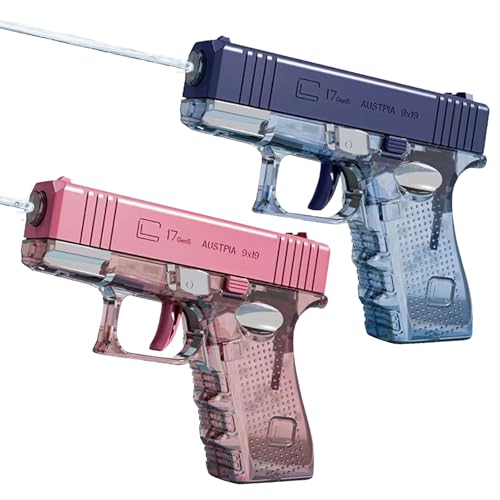 BelleVive 2er-Pack Wasserpistolen für Kinder, Wasserpistolen-Spielzeug, Wasserblaster, Soaker, Wasserpistolen-Spielzeug, Sommergeschenke für Outdoor-Schießspiel, Wasserkampfspielzeug BelleVive 2er-Pack Wasserpistolen für Kinder, Wasserpistolen-Spielzeug, Wasserblaster, Soaker, Wasserpistolen-Spielzeug, Sommergeschenke für Outdoor-Schießspiel, Wasserkampfspielzeug von BelleVive