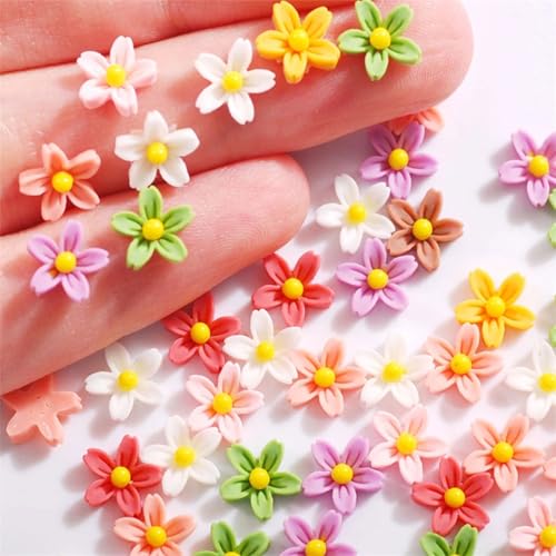 BelleVive 50 Stück Blumen Miniaturharz, Mini dekorierte Blumen, 3D Bunte Blumendekoration, für Miniatur-Puppenhauszubehör, Miniaturlandschaften, Nagelkunst, DIY-Dekoration, Nagelanhänger BelleVive 50 Stück Blumen Miniaturharz, Mini dekorierte Blumen, 3D Bunte Blumendekoration, für Miniatur-Puppenhauszubehör, Miniaturlandschaften, Nagelkunst, DIY-Dekoration, Nagelanhänger von BelleVive