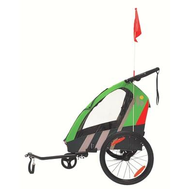 BELLELLI Fahrradanhänger Trailblazer Light Green/Silver von BELLELLI