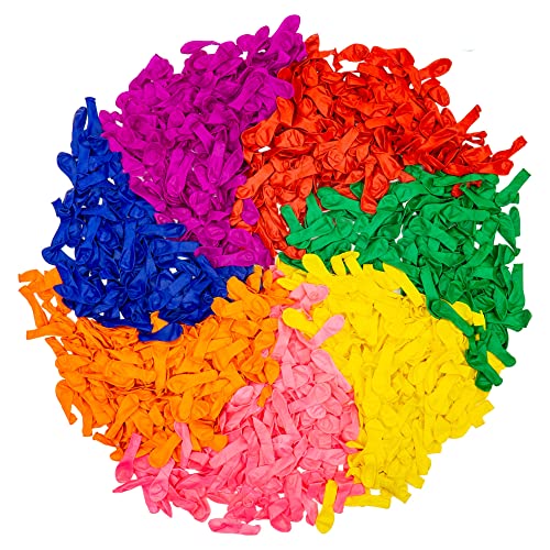 Belmalia 1000 Wasser-Bomben | Mega Pack | Wasser Luftballons | Wasserballons mit Auffüllhilfe | Wasserbomben Bunt Gemischt Belmalia 1000 Wasser-Bomben | Mega Pack | Wasser Luftballons | Wasserballons mit Auffüllhilfe | Wasserbomben Bunt Gemischt von Belmalia