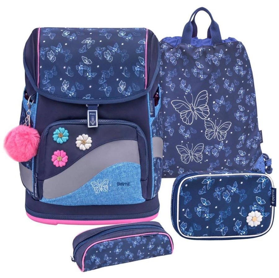 Belmil Premium Schulranzen Set Smarty Plus SAPPHIRE von Belmil