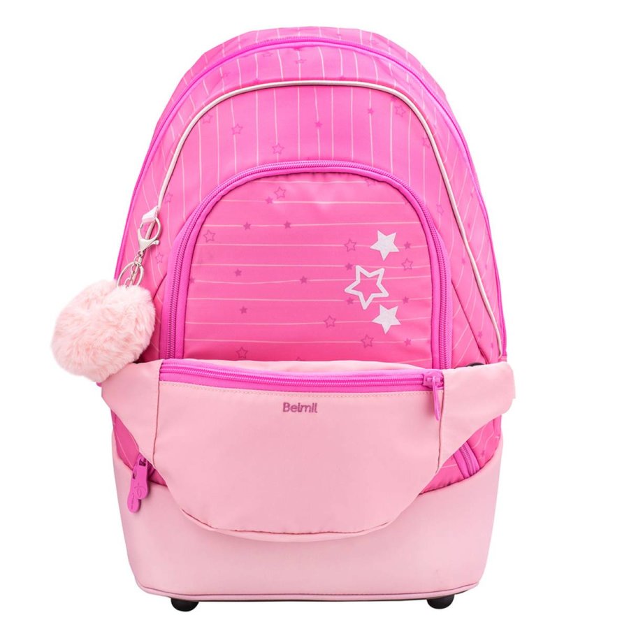Belmil Premium Schulrucksack mit Bauchtasche CANDY Belmil Premium Schulrucksack mit Bauchtasche CANDY von Belmil