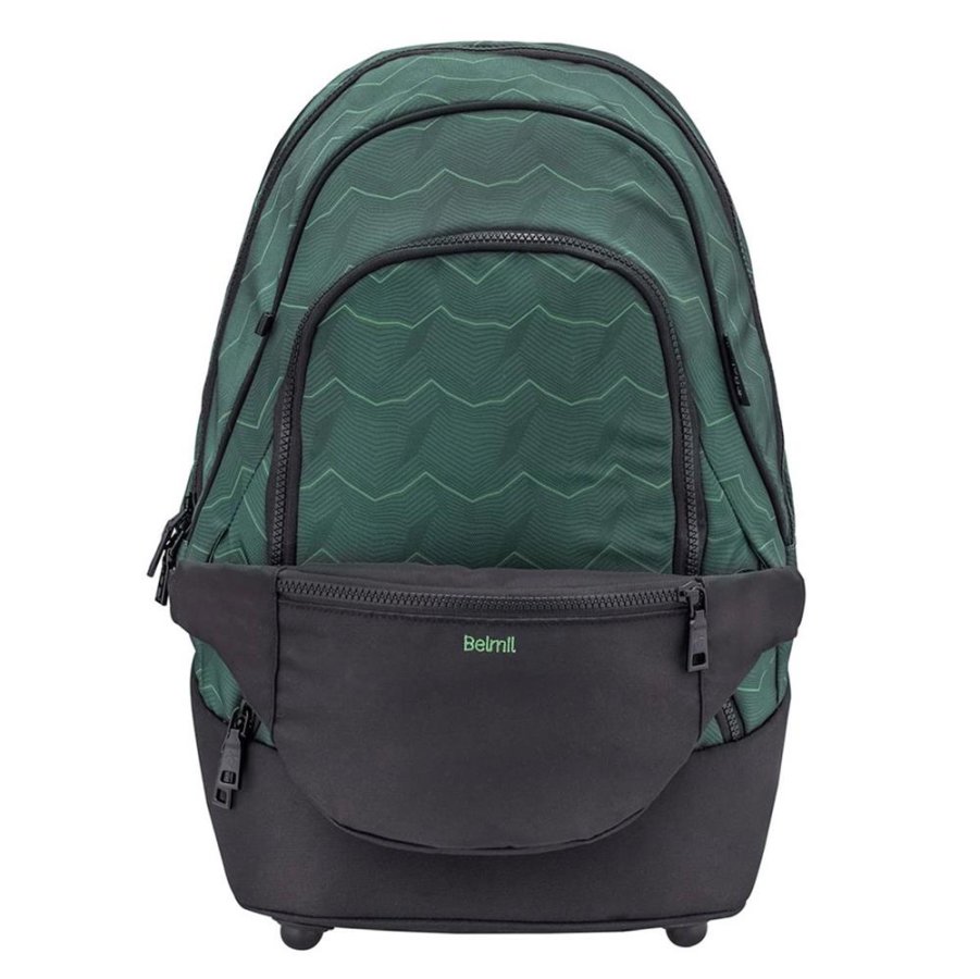 Belmil Premium Schulrucksack mit Bauchtasche TWIST OF LIME Belmil Premium Schulrucksack mit Bauchtasche TWIST OF LIME von Belmil