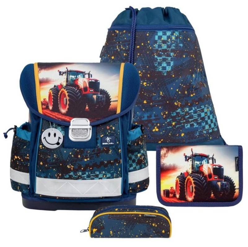 Belmil Schulranzen-Set 4-tlg Jungen Classy Trekker Tractron | AGR Belmil Schulranzen-Set 4-tlg Jungen Classy Trekker Tractron | AGR von Belmil