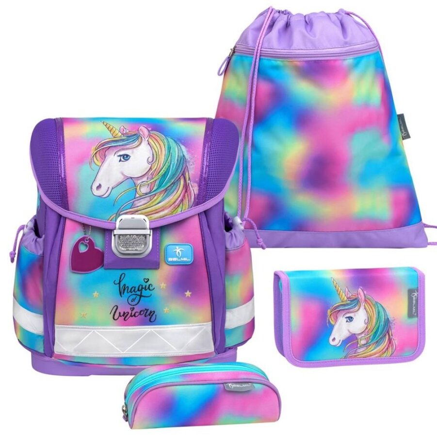Belmil Schulranzen-Set 4-tlg Mädchen Classy Rainbow Color | AGR Belmil Schulranzen-Set 4-tlg Mädchen Classy Rainbow Color | AGR von Belmil