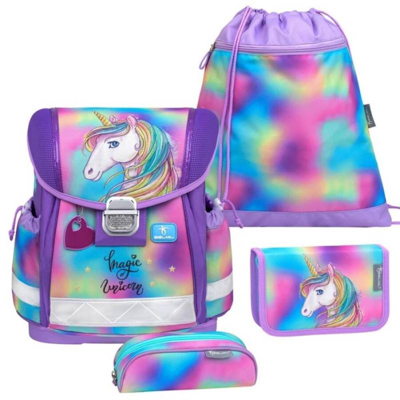 Belmil Schulranzen-Set 4-tlg Mädchen Classy Rainbow Color | AGR Belmil Schulranzen-Set 4-tlg Mädchen Classy Rainbow Color | AGR von Belmil