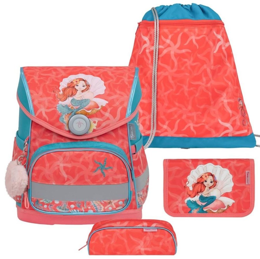 Belmil Schulranzen Set "Compact" (Sea Queen - Meerjungfrau) für Mädchen ab 1. Klasse Grundschule Einschulung Belmil Schulranzen Set "Compact" (Sea Queen - Meerjungfrau) für Mädchen ab 1. Klasse Grundschule Einschulung von Belmil