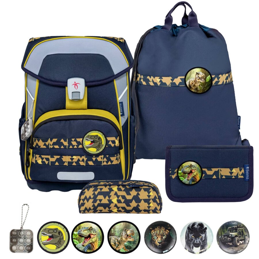 Belmil Schulranzen-Set MAXI Plus Patch me 4tlg "Explorer" Belmil Schulranzen-Set MAXI Plus Patch me 4tlg "Explorer" von Belmil