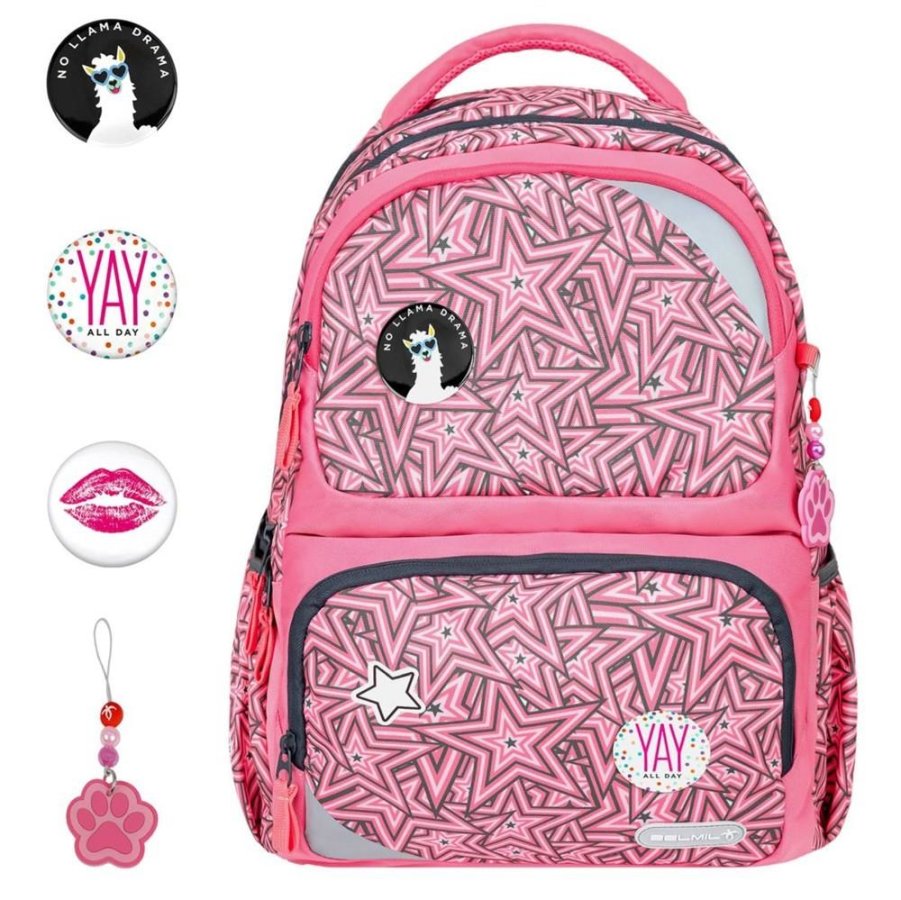Belmil Schulrucksack MAXI PACK mit Patches "Love Stars" Belmil Schulrucksack MAXI PACK mit Patches "Love Stars" von Belmil