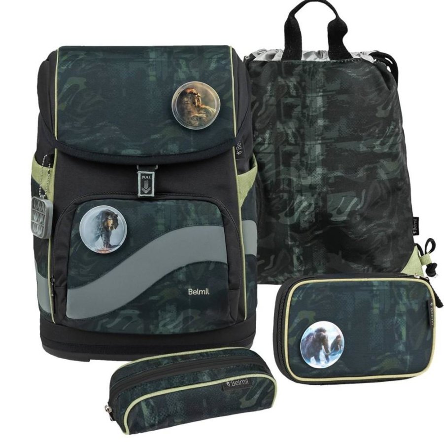 Belmil Premium Schulranzen Set Smarty Plus GREY STONE Belmil Premium Schulranzen Set Smarty Plus GREY STONE von Belmil