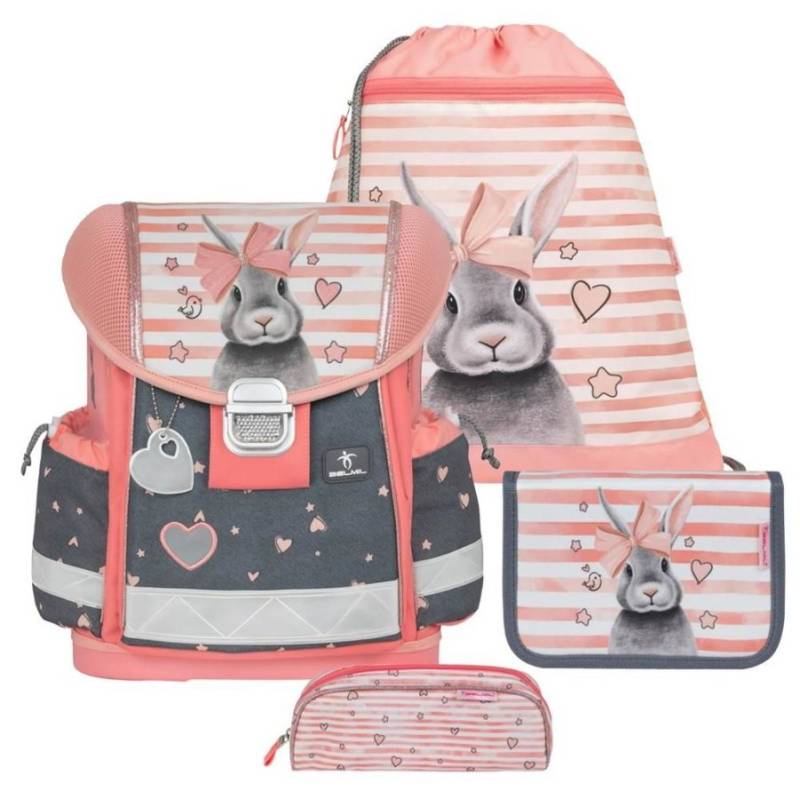 Schulranzen Set CLASSY 4tlg Hase "Little Bunnies" für Mädchen BELMIL von Belmil