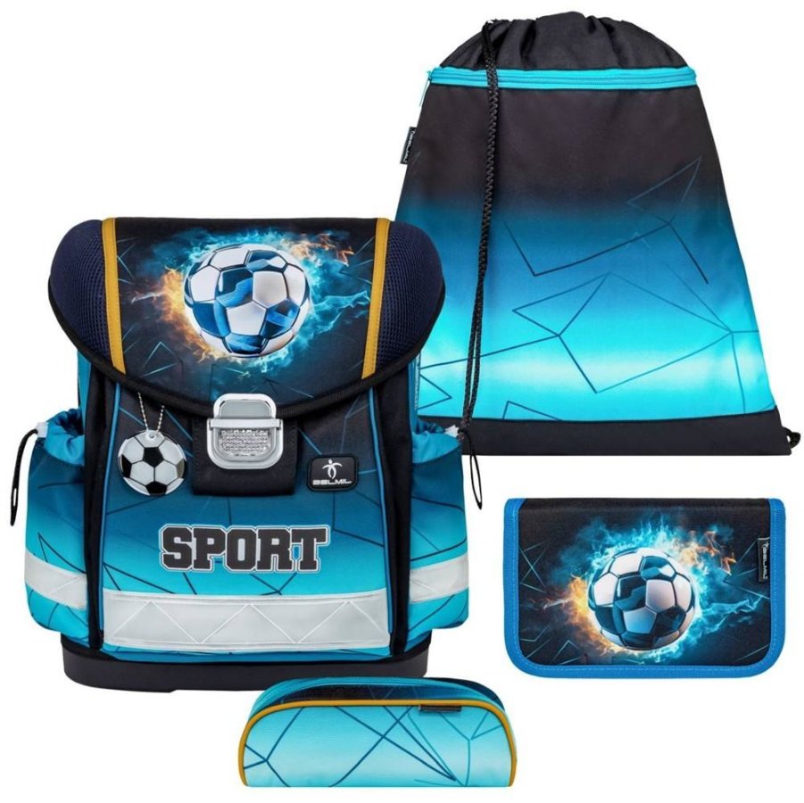 Belmil Schulranzen Set Jungen Fire Football (Motiv: Fußball) "Classy", ab 1.Klasse Grundschule Belmil Schulranzen Set Jungen Fire Football (Motiv: Fußball) "Classy", ab 1.Klasse Grundschule von Belmil