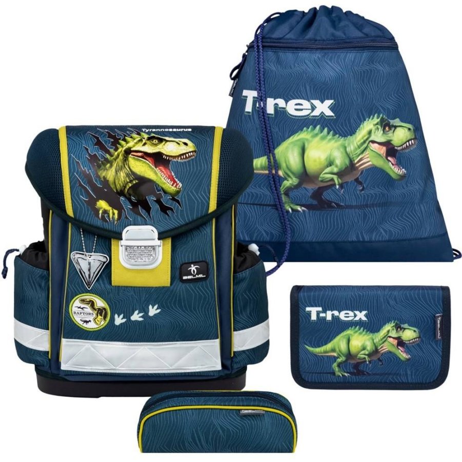 Belmil Schulranzen Set Jungen King Dino (Motiv: Dinosaurier) "Classy", ab 1.Klasse Grundschule Belmil Schulranzen Set Jungen King Dino (Motiv: Dinosaurier) "Classy", ab 1.Klasse Grundschule von Belmil
